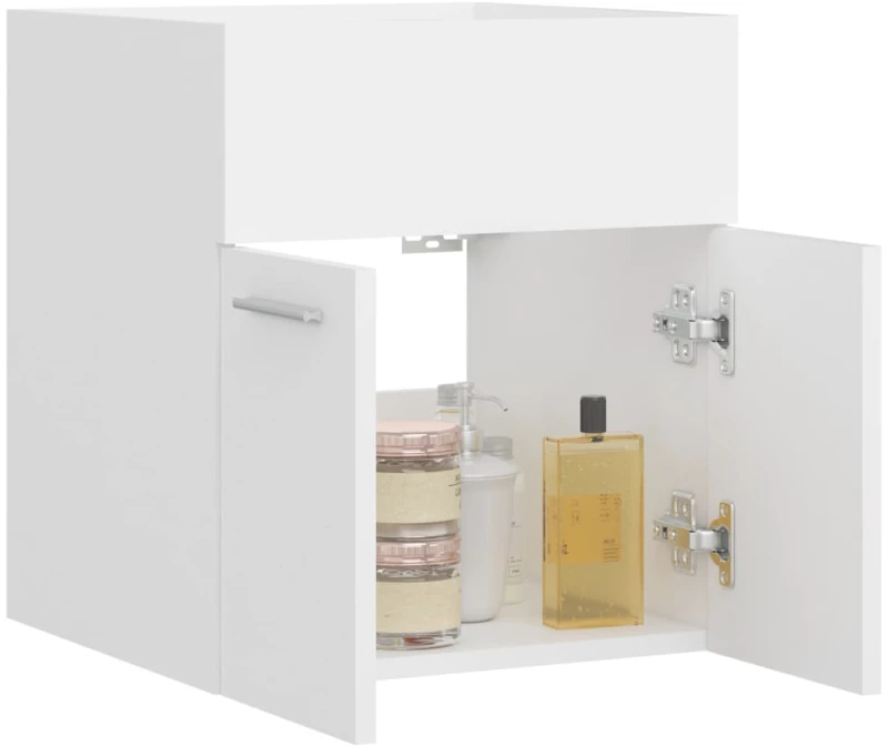 vidaXL Ντουλάπι Νιπτήρα Λευκό 41 x 38,5 x 46 εκ. από Μοριοσανίδα N/A Λευκό