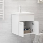 vidaXL Ντουλάπι Νιπτήρα Λευκό 41 x 38,5 x 46 εκ. από Μοριοσανίδα N/A Λευκό