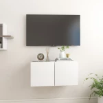 vidaXL Έπιπλο Τηλεόρασης Κρεμαστό Λευκό 60 x 30 x 30 εκ. N/A Λευκό