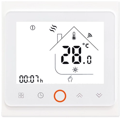 Smart θερμοστάτης πετρελαίου BHT-002-GBLWDB, WiFi, dual band, λευκός