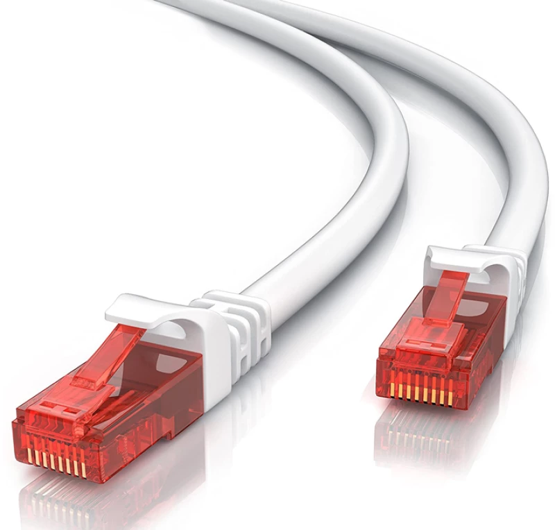 POWERTECH καλώδιο U/UTP Cat 6 CAB-N215, CCA 24AWG 0.5mm, 0.25m, γκρι
