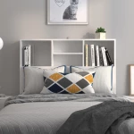 vidaXL Κεφαλάρι Με Αποθηκευτικό Χώρο Λευκό 100x19x103,5 εκ. N/A Λευκό