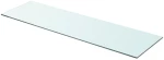 vidaXL Ράφι Πάνελ Διάφανο 90 x 25 εκ. Γυάλινο 90 x 25 cm Διαφανές