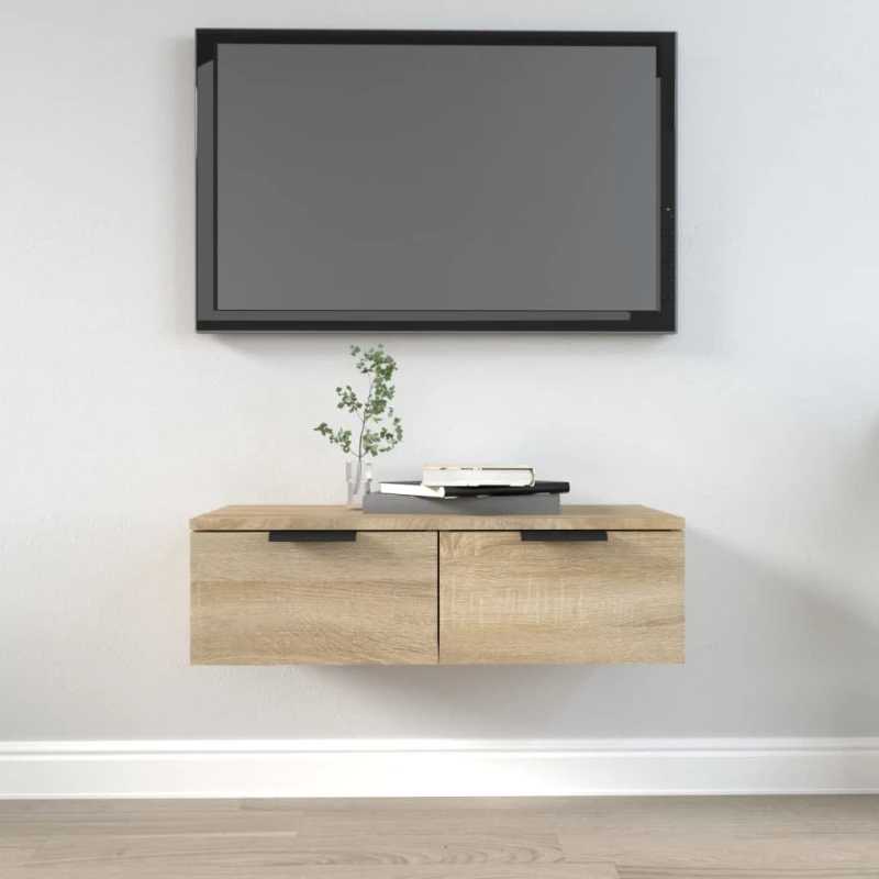 vidaXL Ντουλάπι Τοίχου Sonoma Δρυς 68x30x20 εκ. Επεξεργασμένο Ξύλο N/A Καφέ