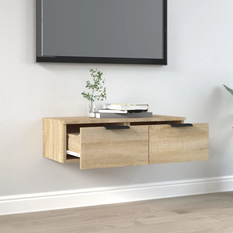 vidaXL Ντουλάπι Τοίχου Sonoma Δρυς 68x30x20 εκ. Επεξεργασμένο Ξύλο N/A Καφέ