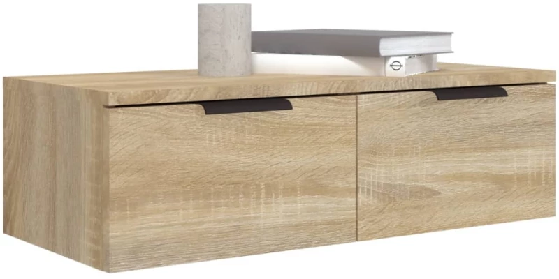 vidaXL Ντουλάπι Τοίχου Sonoma Δρυς 68x30x20 εκ. Επεξεργασμένο Ξύλο N/A Καφέ