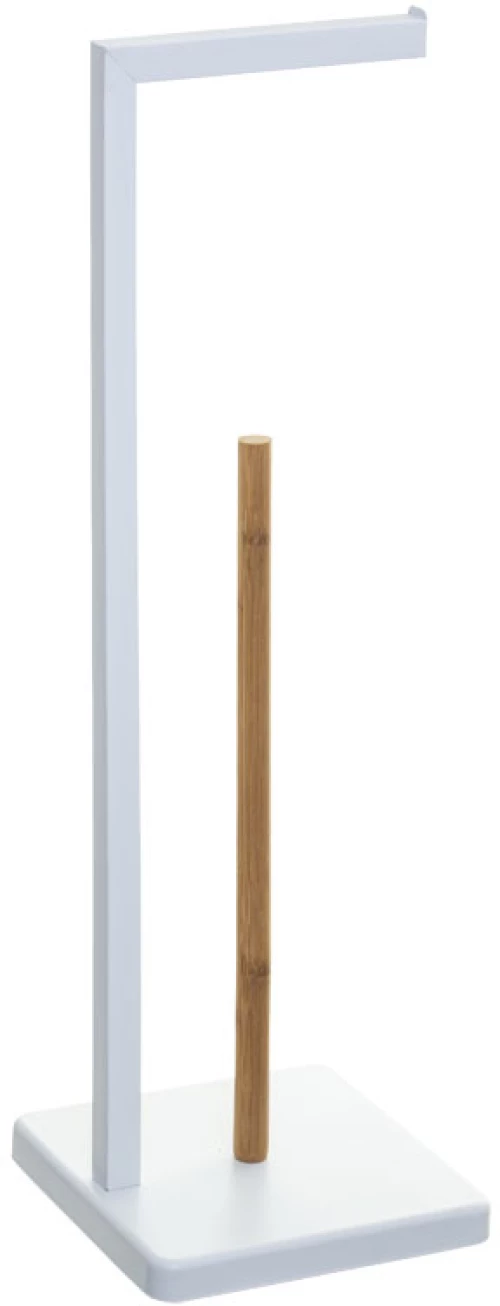 Χαρτοθήκη μπάνιου Nature pakoworld λευκό 20x20x64.5εκ