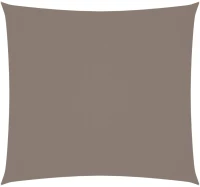 vidaXL Πανί Σκίασης Τετράγωνο Taupe 7 x 7 μ. από Ύφασμα Oxford 7 x 7 m μπεζ-γκρι