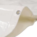 vidaXL Μουσαμάς Λευκός 2,5 x 3,5 μ. 650 γρ./μ.² 2.5 x 3.5 m Λευκό