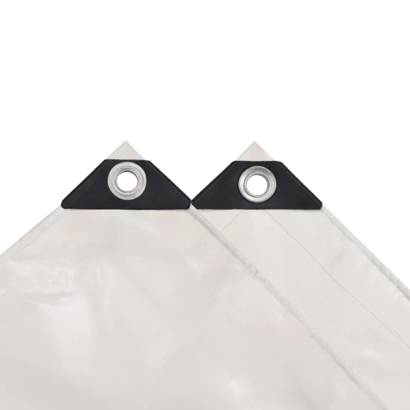 vidaXL Μουσαμάς Λευκός 2,5 x 3,5 μ. 650 γρ./μ.² 2.5 x 3.5 m Λευκό