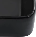 vidaXL Νιπτήρας Μαύρος 40 x 30 x 13 εκ. Κεραμικός N/A Μαύρο