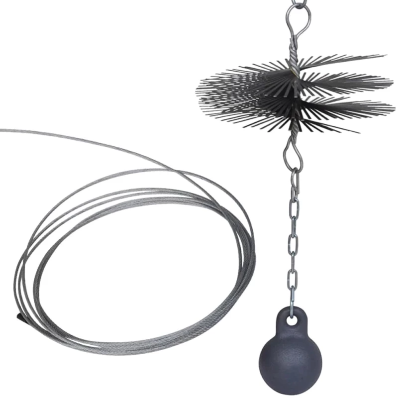 Κυκλική Βούρτσα Καθαρισμού Καμινάδας Φ 25 cm 25 cm