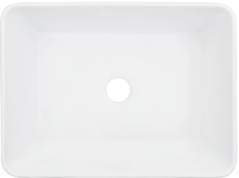 vidaXL Νιπτήρας Λευκός 40 x 30 x 13 εκ. Κεραμικός N/A Λευκό