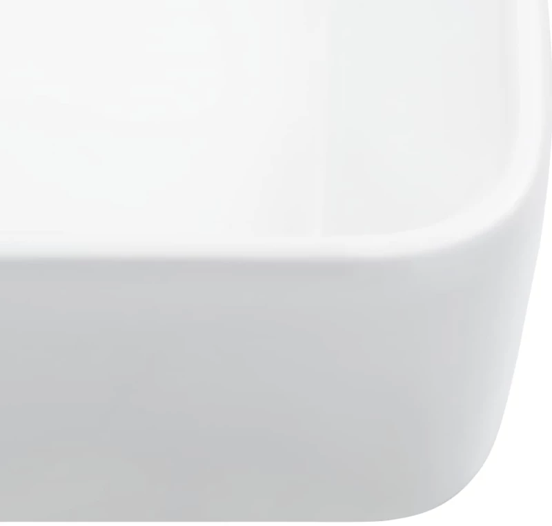 vidaXL Νιπτήρας Λευκός 40 x 30 x 13 εκ. Κεραμικός N/A Λευκό