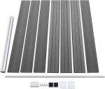 vidaXL Σετ Πάνελ Περίφραξης Γκρι 353 x 146 εκ. από WPC 353 x 146 cm Γκρι