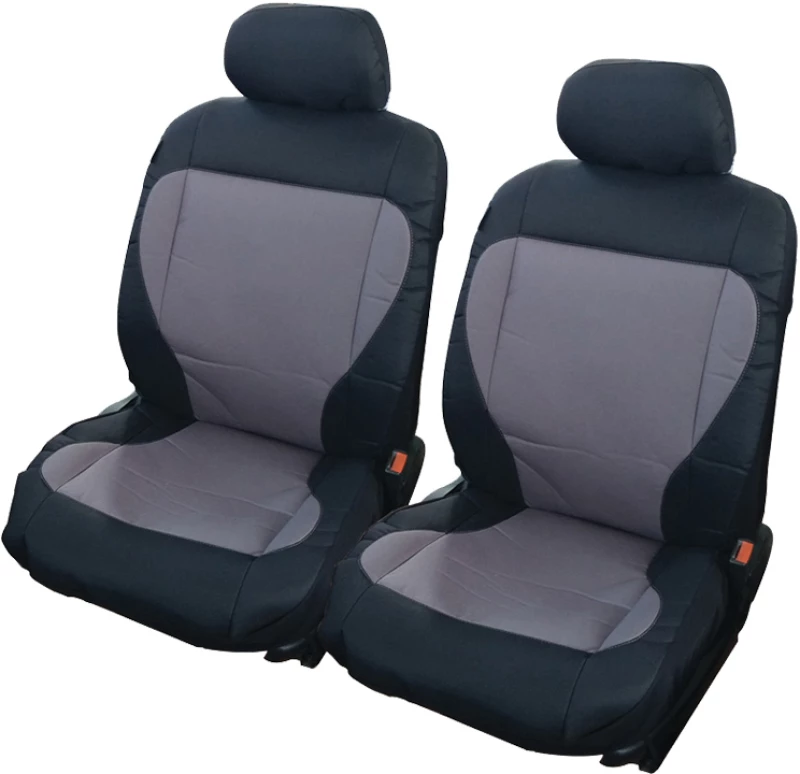 ΚΑΛΥΜΜΑΤΑ ΜΠΡΟΣΤΙΝΑ BLACK/GREY ΜΕ ΕΝΙΣΧΥΜΕΝΗ ΥΦΑΝΣΗ 2 ΤΜΧ