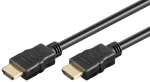GOOBAY καλώδιο HDMI 2.0 με Ethernet 61150, 10.2Gbit/s, 4K, 1m, μαύρο