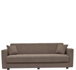 Καναπές Κρεβάτι AMETHYST Τριθέσιος Cappuccino 214x78x78cm