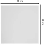 Επιφάνεια τραπεζιού PWH-0004 pakoworld HPL καρυδί 69x69εκ