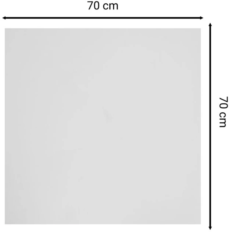Επιφάνεια τραπεζιού PWH-0001 pakoworld HPL ivory 70x70εκ