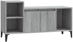 vidaXL Έπιπλο Τηλεόρασης Γκρι Sonoma 100x35x55 εκ. από Επεξεργ. Ξύλο N/A Γκρι