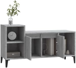 vidaXL Έπιπλο Τηλεόρασης Γκρι Sonoma 100x35x55 εκ. από Επεξεργ. Ξύλο N/A Γκρι