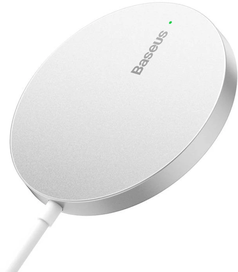 Baseus Simple Mini3 Magnetic Wireless Charger 15W (Silver)