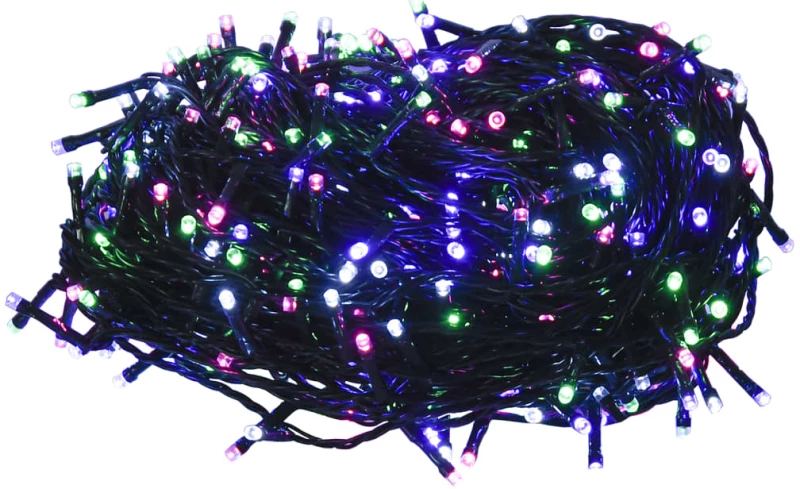 vidaXL Φωτάκια με 2000 LED Παστέλ Πολύχρωμη 200 μ. από PVC 200 m