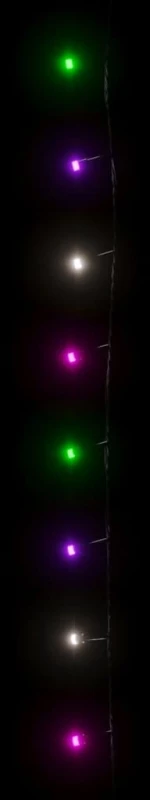 vidaXL Φωτάκια με 2000 LED Παστέλ Πολύχρωμη 200 μ. από PVC 200 m
