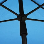 vidaXL Ομπρέλα Κήπου με Ιστό Αζούρ Μπλε 210 x 140 εκ. N/A Μπλε