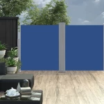 vidaXL Σκίαστρο Πλαϊνό Συρόμενο Μπλε 160 x 600 εκ. 160 x 600 cm Μπλε