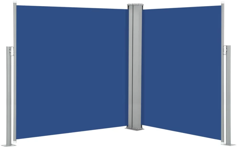 vidaXL Σκίαστρο Πλαϊνό Συρόμενο Μπλε 160 x 600 εκ. 160 x 600 cm Μπλε