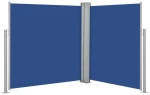 vidaXL Σκίαστρο Πλαϊνό Συρόμενο Μπλε 160 x 600 εκ. 160 x 600 cm Μπλε