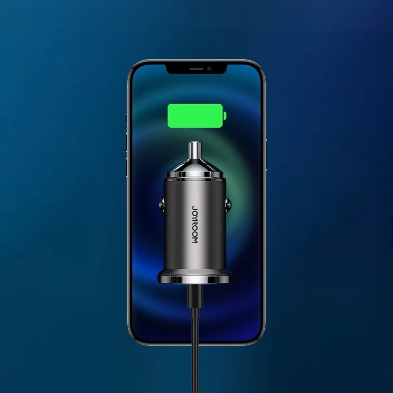 Car charger JOYROOM (C-A35) (1xUSB-C 1xUSB 4.8A 45W) black