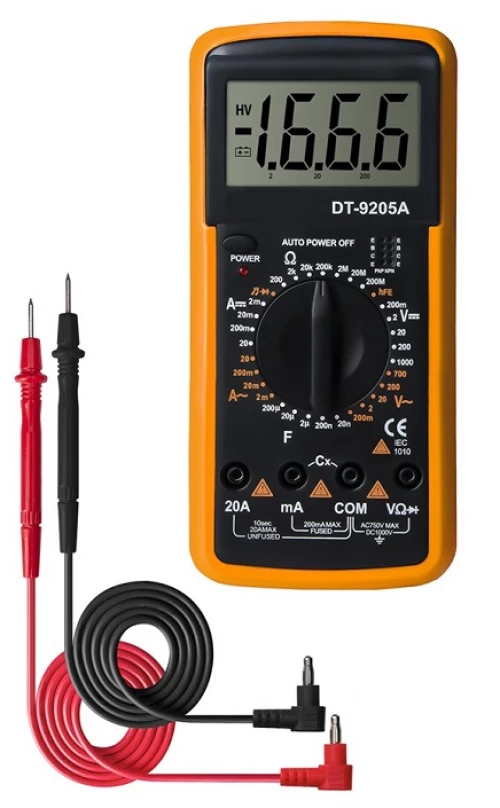 Ψηφιακό πολύμετρο - DT-9205A - 215654