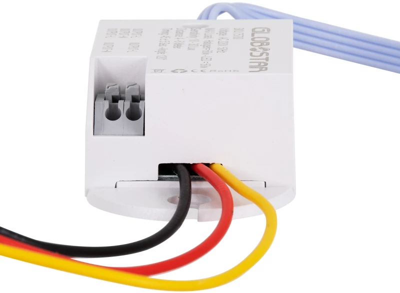 GloboStar® 75700 Χωνευτός PIR Ανιχνευτής-Αισθητήρας Κίνησης 360° 6m Motion Sensor AC 230V Max 800W