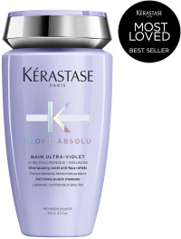 Kerastase Blond Absolu Bain Ultra-Violet Σαμπουάν Με Μωβ Χρωστική Για Βαμμένα Ξανθά Μαλλιά 250ml