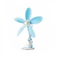 Mini Desktop Clip-On Ανεμιστήρας Hoomei HM-8125 - Γαλάζιο