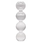 Γυάλινο Ανθοδοχείο - Διακοσμητικό Βάζο Bubble Long 6x6x24cm - Διάφανο