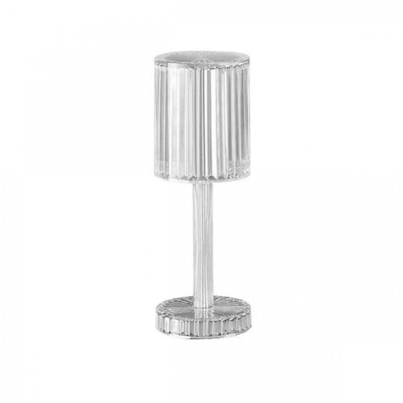 Κρυστάλλινο Ασύρματο Επιτραπέζιο Φωτιστικό Αφής με Τροφοδοσία USB