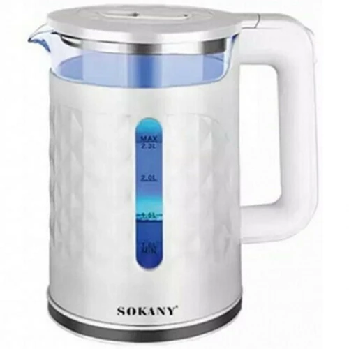 Sokany Βραστήρας 2.3lt 2000W - Λευκό