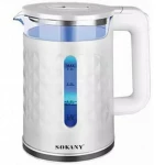 Sokany Βραστήρας 2.3lt 2000W - Λευκό