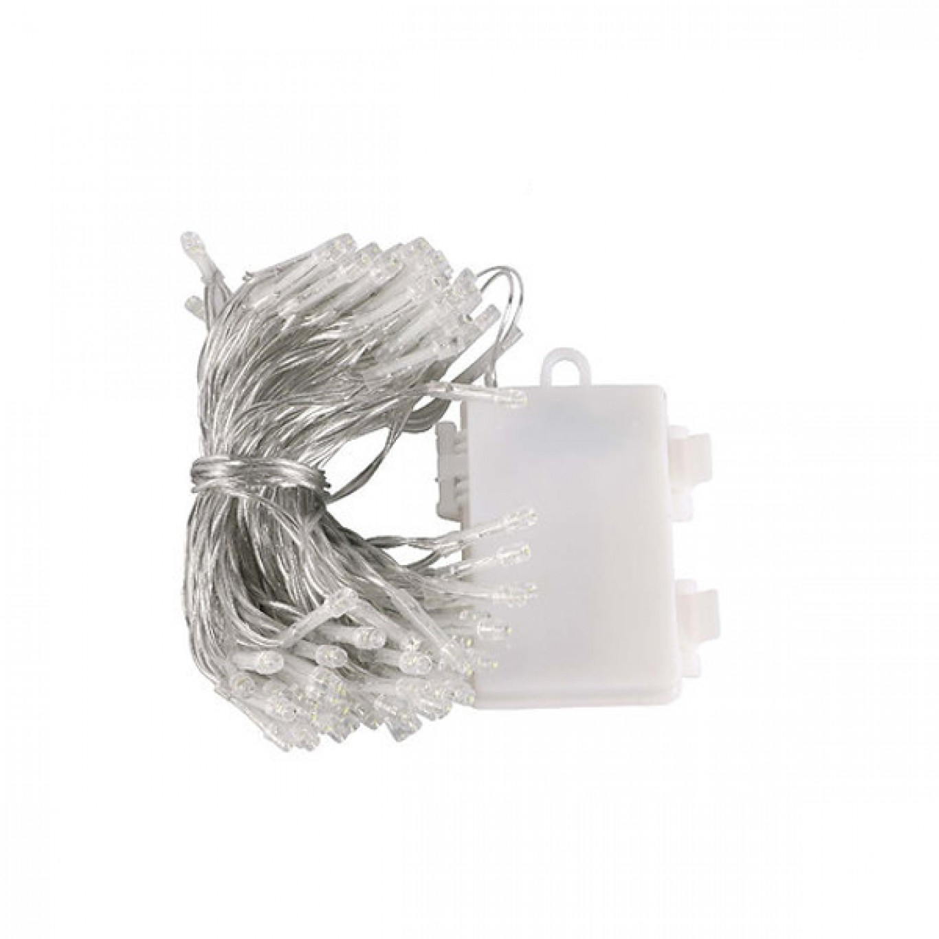 Χριστουγεννιάτικα Λαμπάκια Μπαταρίας με 200 Microled Αδιάβροχα IP44, Ψυχρό Λευκό και 8 Προγράμματα AN79489