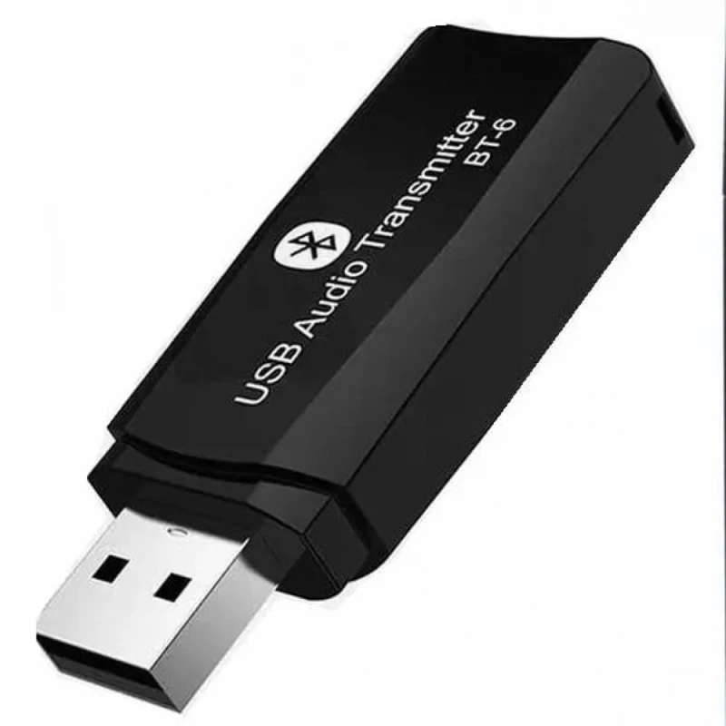 USB Bluetooth 5.0 AUX 3.5mm Receiver & Adapter 2 σε 1 Ασύρματο Dongle Αντάπτορας Bluetooth με Εμβέλεια 10m BT-TX6