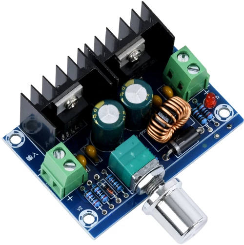 GloboStar® 73114 Ρυθμιστής Τάσης - Voltage Regulator DC Converter Module - Input DC4-40V / Output DC1.25-36V Max Load 8A Μ6 x Π4.5 x Υ2.5cm