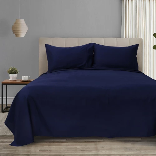 285265 ΣΕΤ ΣΕΝΤΟΝΙΑ ΥΠΕΡΔΙΠΛΑ ΜΕ ΛΑΣΤΙΧΟ 4 SEASONS ART 12000 240X270 ΜΠΛΕ   BEAUTY HOME