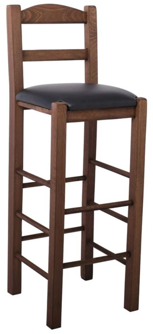 288532 ΣΙΦΝΟΣ ΣΚΑΜΠΟ BAR ΜΕ ΠΛΑΤΗ, ΟΞΙΑ ΒΑΦΗ ΕΜΠΟΤΙΣΜΟς ΚΑΡΥΔΙ, ΚΑΘΙΣΜΑ PU ΜΑΥΡΟ