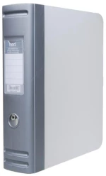 252270 Next κουτί-ντοσιέ 2 κρίκουΣ PP ασημί Α4 Υ32x28x7,5εκ.