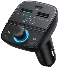 Ugreen FM Transmitter Bluetooth 5.0 car charger MP3 3x USB TF micro SD 48 A black CD229 80910
