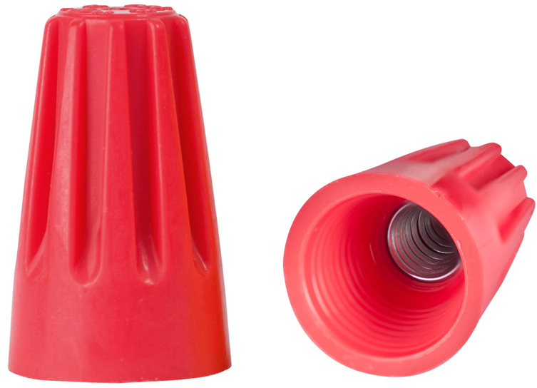 Σύνδεσμος καλωδίου twist-on P1 TOOL-0085  Φ8.6mmx15.2mm  κόκκινος  25τμχ